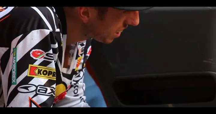 Tony Cairoli preparing for GP Lierop