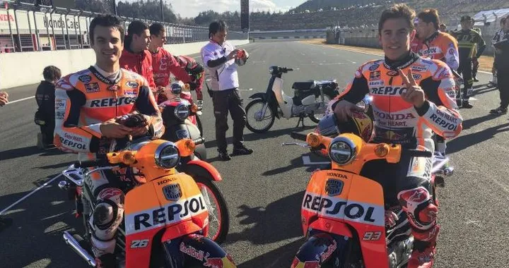 Marquez e Pedrosa all'Honda Racing Thanks Day