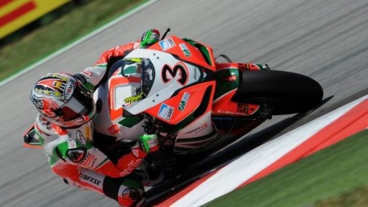 WSBK: Max Biaggi si prepara, 