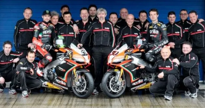WSBK, Jerez: Test positivo per il Team Aprilia Racing