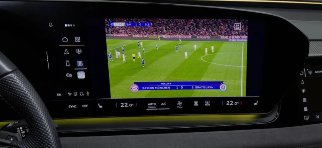 Audi porta DAZN a bordo delle sue auto: lo sport in streaming nell'infotainment