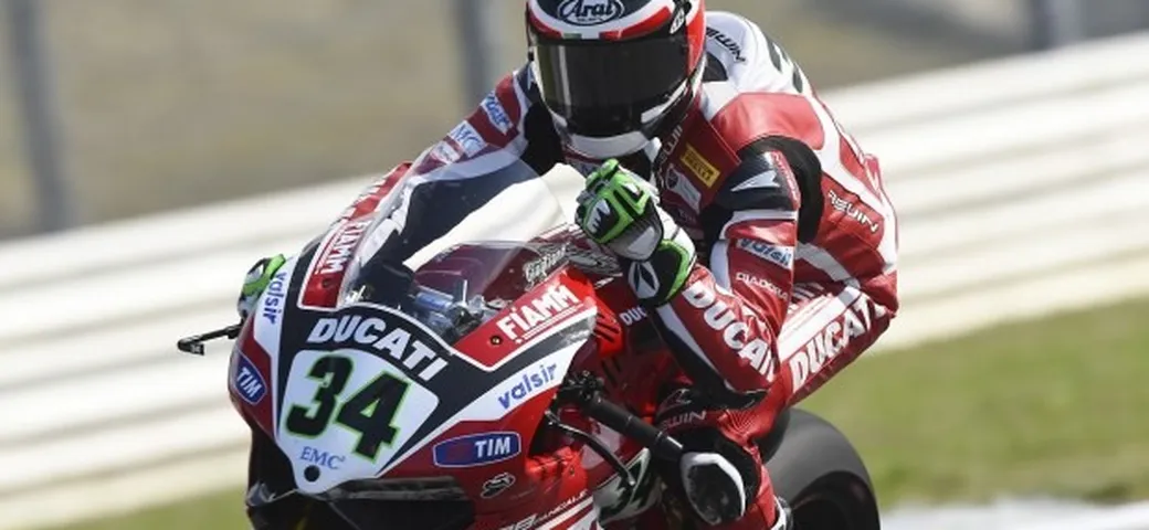 SBK Misano 2014, Giugliano 2° in qualifica: 