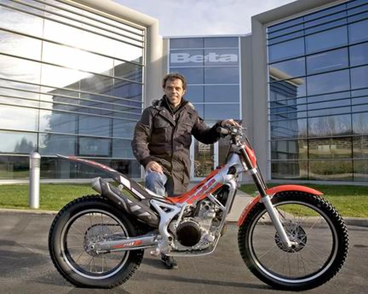 Capirossi si diverte ad allenarsi con la Beta Rev 4T