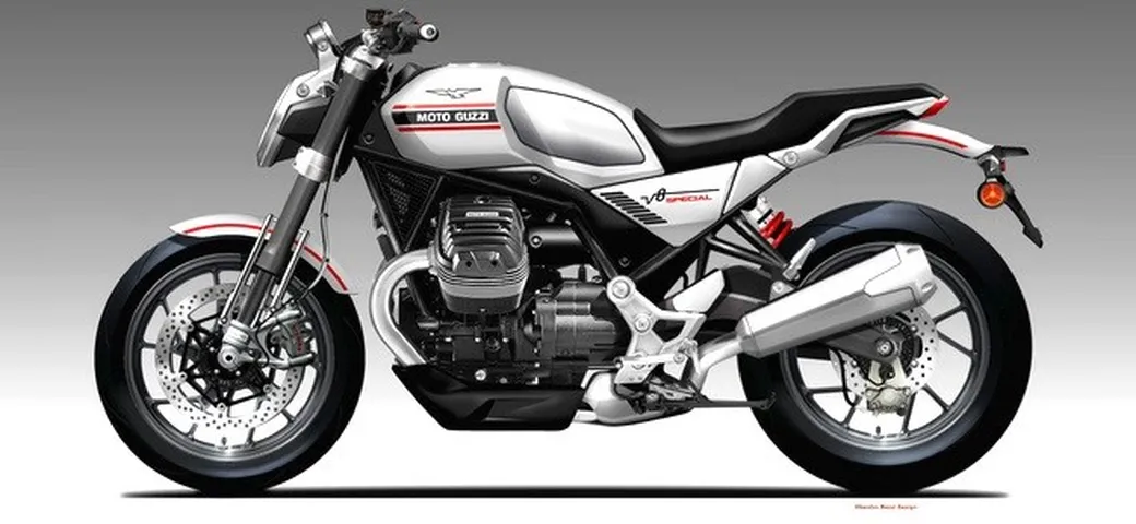 Moto Guzzi V8 Special concept by Obiboi
