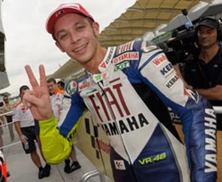 Valentino Rossi suona la nona (vittoria) della stagione