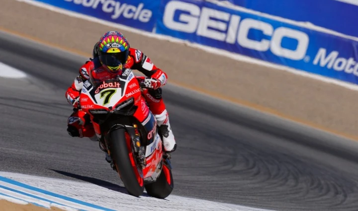 SBK Laguna Seca 2017: Davies, un rientro da primato nel Day1