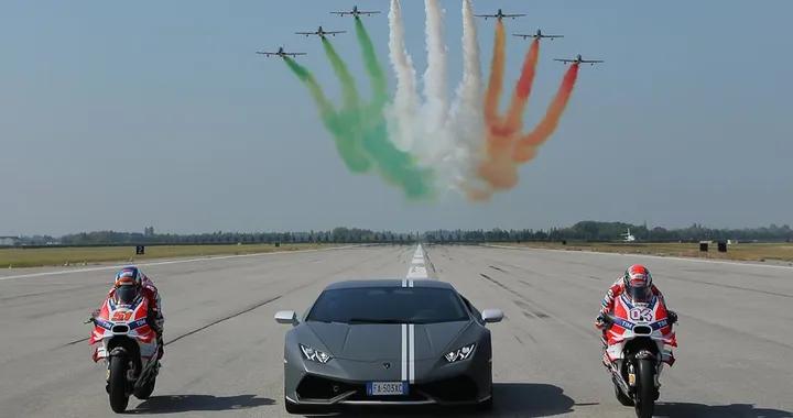 "Passioni Tricolori", la Ducati festeggia assieme alle Frecce della PAN