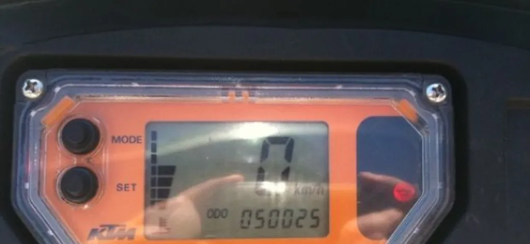 Foto del giorno: una KTM da 50.000 km