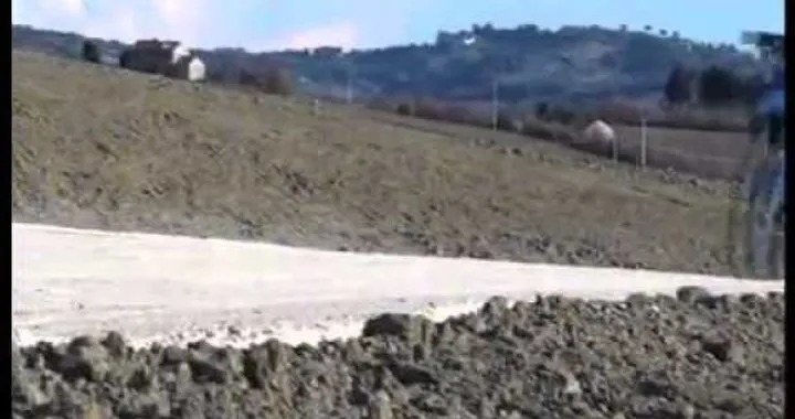 Valentino Rossi di traverso al Ranch La Biscia