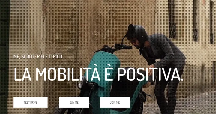 Lo scooter elettrico ME made in Italy adesso anche con canone mensile