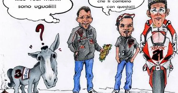 Foto del giorno: moto ufficiali vs clienti