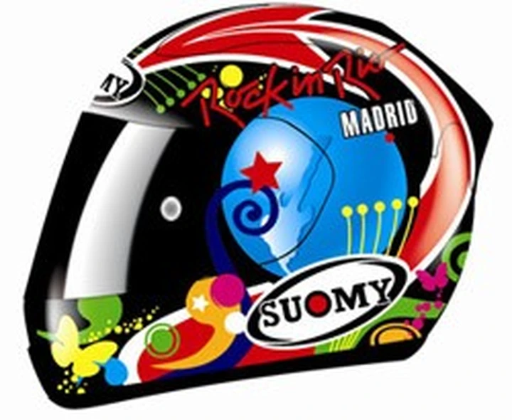 Foto del giorno: Casco Suomy Rock in Rio