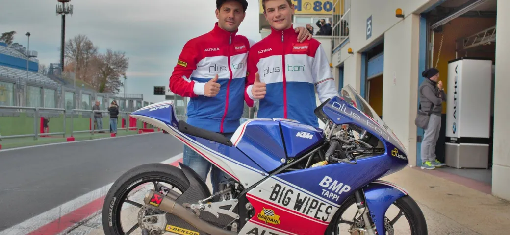 CIV Moto3: Team MF84 Pluston Althea in pista a Vallelunga