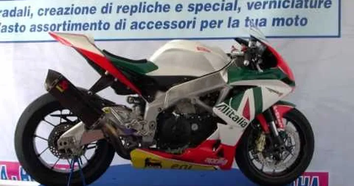 CARENA CODONE APRILIA RSV 4 RSV4 ALITALIA KIT REPLICA SBK BIAGGI CARENATURE