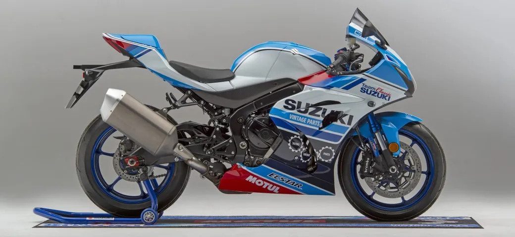 Team Classic Suzuki: una livrea old school per la GSX-R 1000