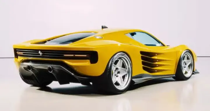 Ferrari 849 Testarossa trasformata nell’erede anni ’90 che molti avrebbero voluto