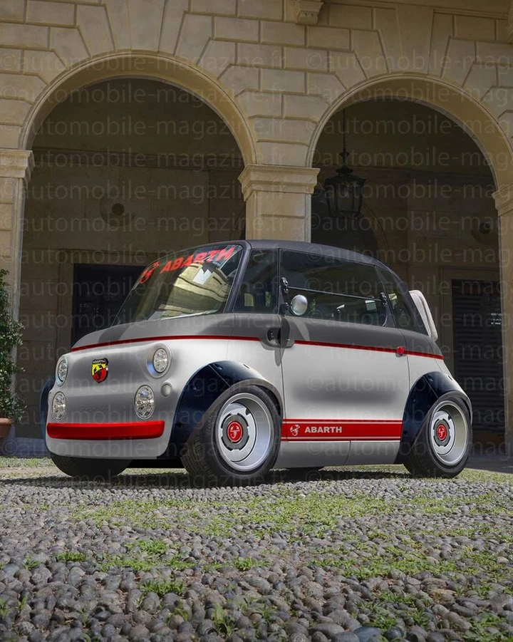 Fiat Topolino si fa pungere dallo Scorpione, ecco la versione Abarth della citycar elettrica
