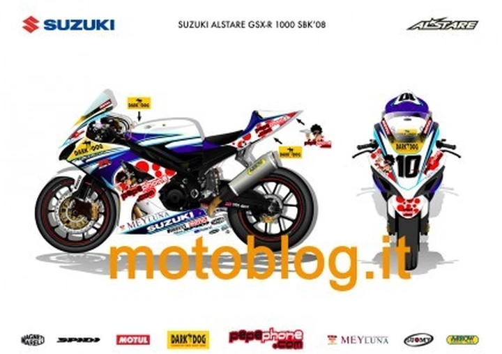 Anteprima: Livrea Suzuki GSX-R K8 Team Alstare