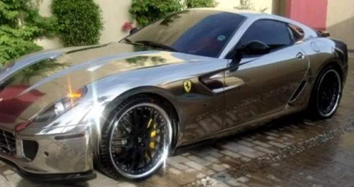 Cromatura intergrale per una Ferrari 599 GTB