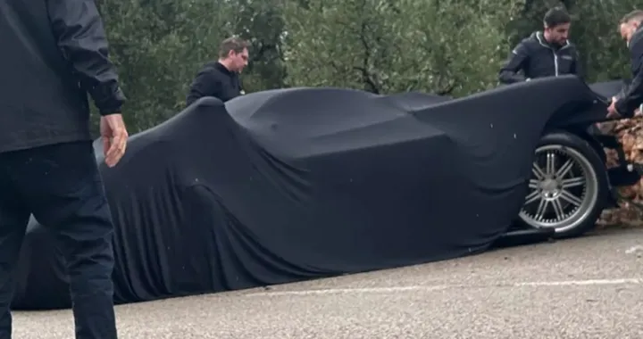 Pagani Zonda F Roadster di Horacio Pagani danneggiata al Raduno