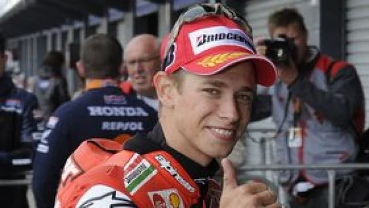 A Phillip Island Stoner (Ducati) mette tutti in riga. Inseguono Rossi, Pedrosa, Lorenzo