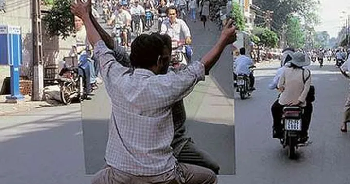 Foto del giorno: dove arriva il narcisismo