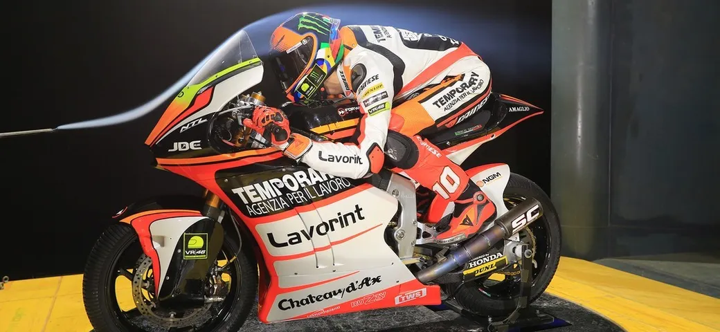 Moto2, Forward Racing in galleria del vento