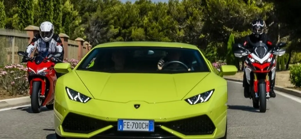 Lamborghini Huracan LP-610: road to Paul Ricard