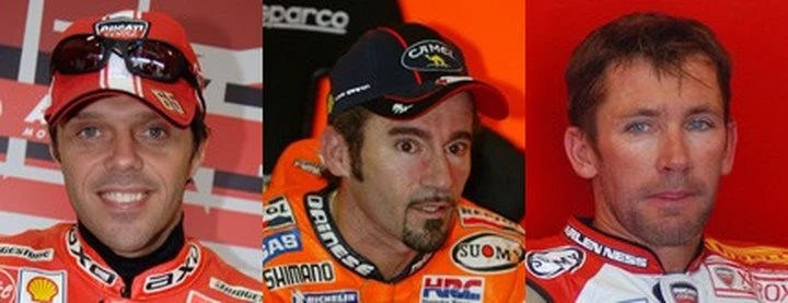 I tifosi ducati scelgono Capirossi, Biaggi e Bayliss!