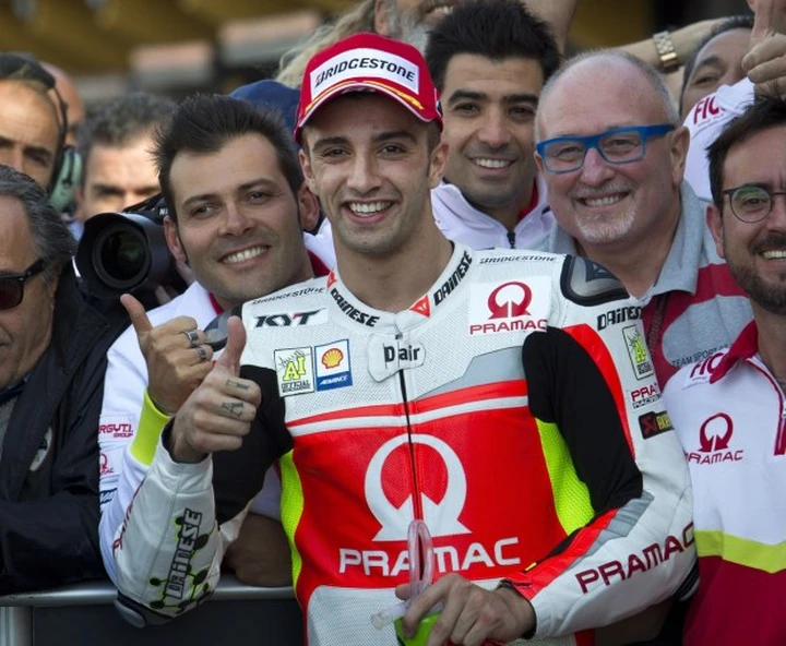 MotoGP Valencia 2014, Iannone in 1a Fila: 