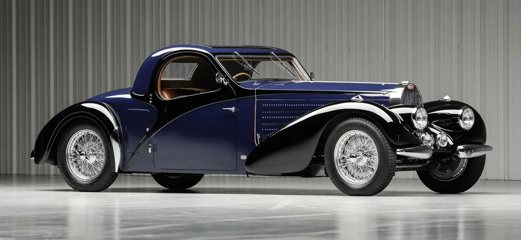 Bugatti: in vendita una rarissima Type 57C Atalante Coupé “Toit Ouvrant”
