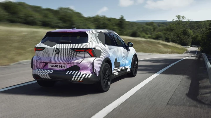 Nuova Renault Scenic E-Tech Electric prototipo