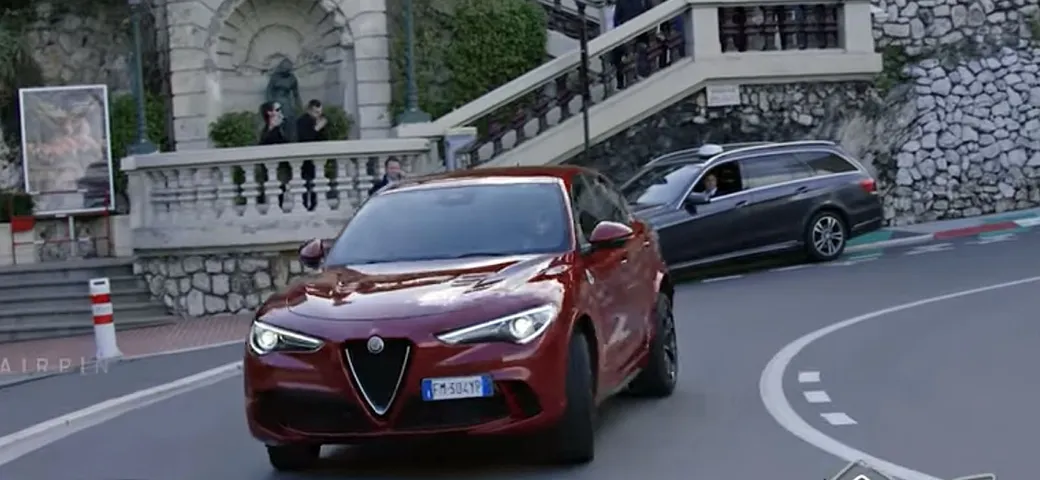 Formula 1: Leclerc sull'Alfa Romeo Stelvio Quadrifoglio spiega Montecarlo [Video]