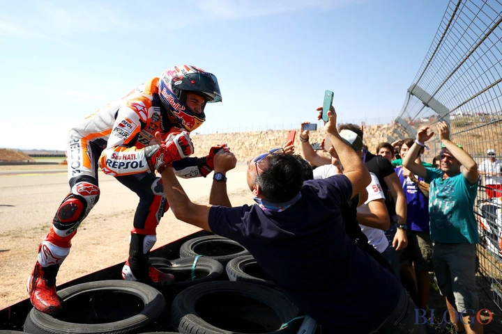 MotoGP Aragon 2017: vince ancora super-Marquez; Rossi 5°, Dovi 7° [FOTO]