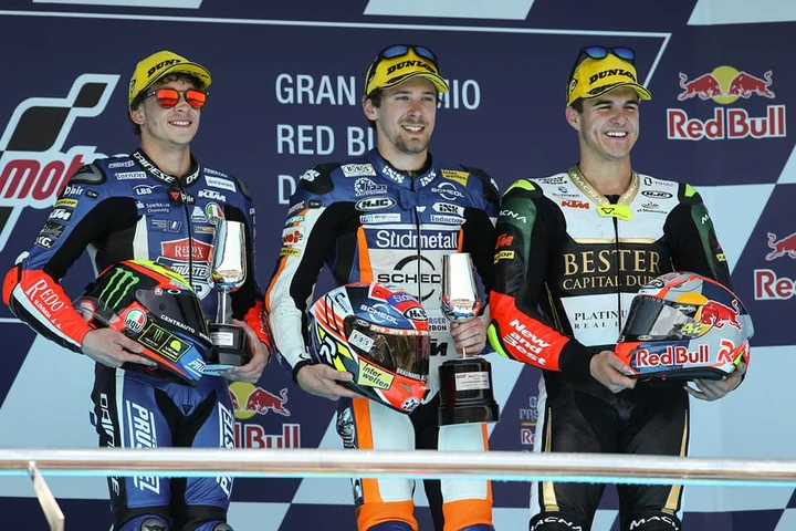 Moto3 Jerez: 1a vittoria per Oettl su Bezzecchi