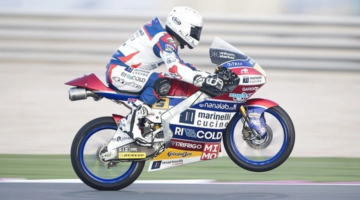 Test Moto3 Qatar, Fenati 1° e 