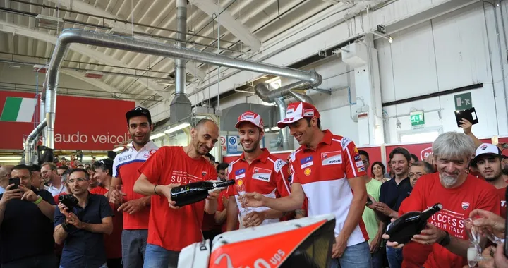 MotoGP: è festa grande Ducati a Borgo Panigale