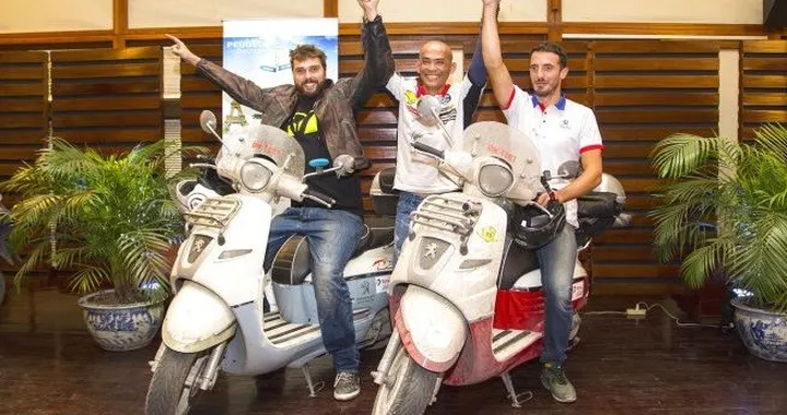 Il Peugeot Django 125 completa il viaggio Parigi-Saigon