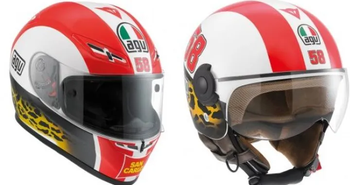 Caschi AGV Special Simoncelli Tribute