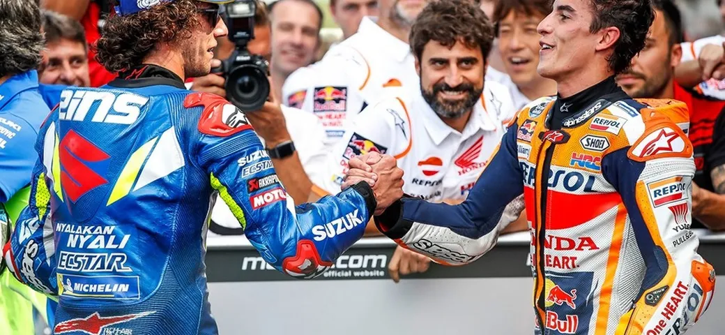 MotoGP Silverstone pagelle: Rins-Suzuki, trionfo-show! Marquez intasca il Mondiale. Dovi jella