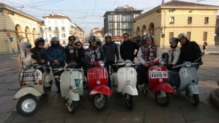 In Vespa al Rosa D'Inverno