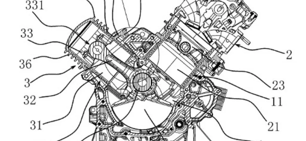 QJMotor: l'azienda cinese brevetta un insolito motore Supermono