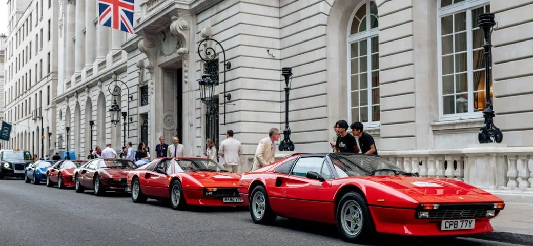 I cinquant'anni della Ferrari più cool di sempre: festa a Londra