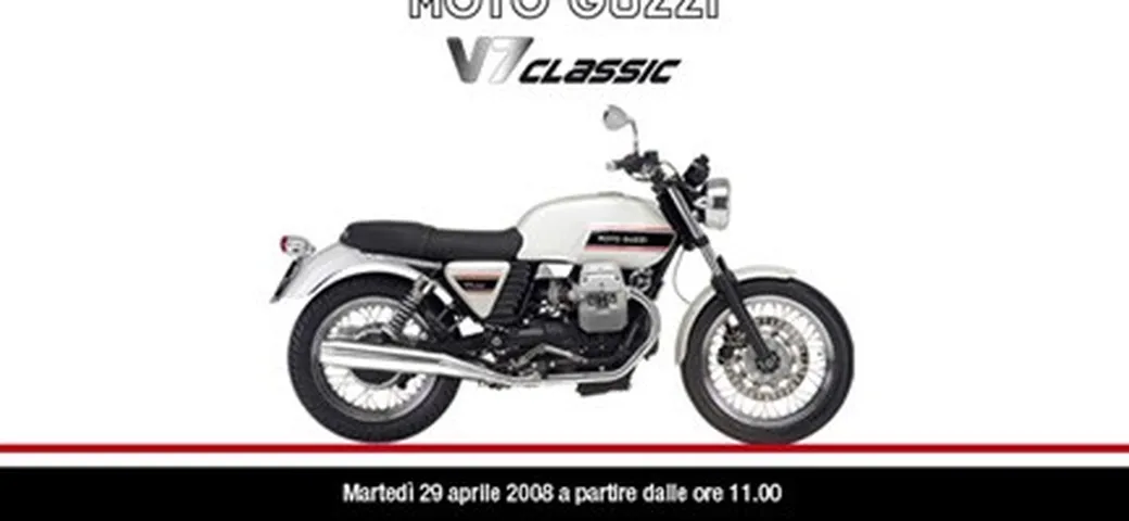 Presentazione Moto Guzzi V7 Classic - Stay Tuned!