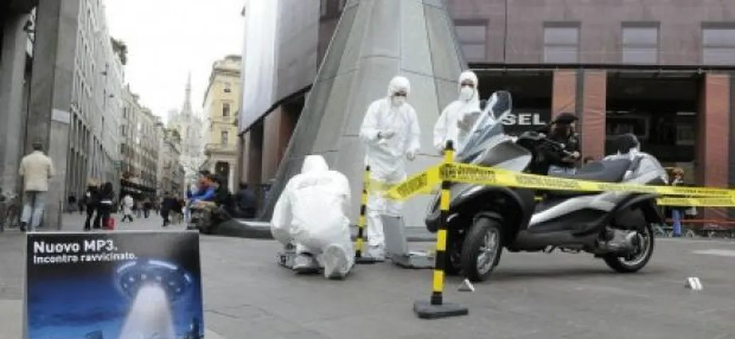 Guerrilla Marketing per Piaggio MP3 MY 2009
