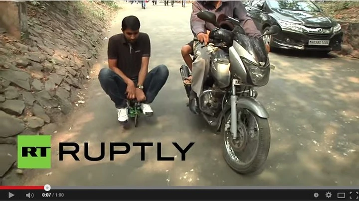 Video: la moto elettrica più piccola al mondo