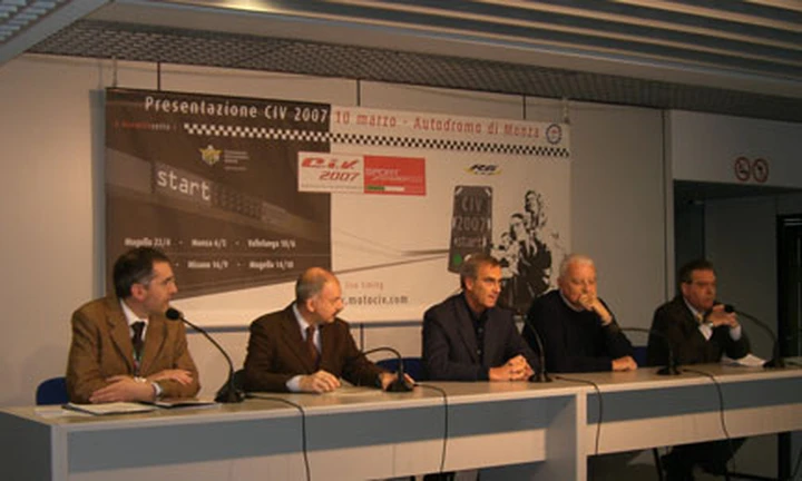 Presentato a Monza il CIV 2007