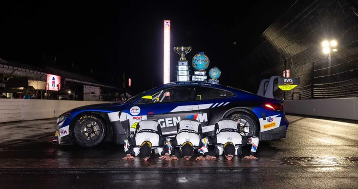 La BMW M4 di Valentino Rossi vince la 8 ore di Indianapolis