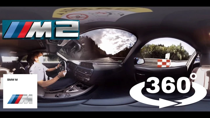 BMW M2 (360° video): Join race driver Farfus for a lap on the Salzburgring.
