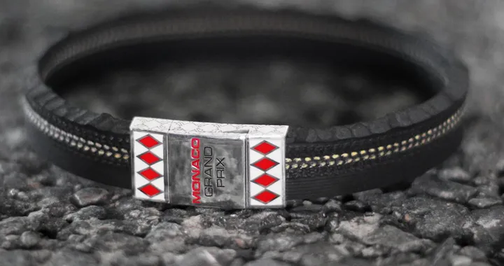 Bracciali di lusso da un pneumatico F1